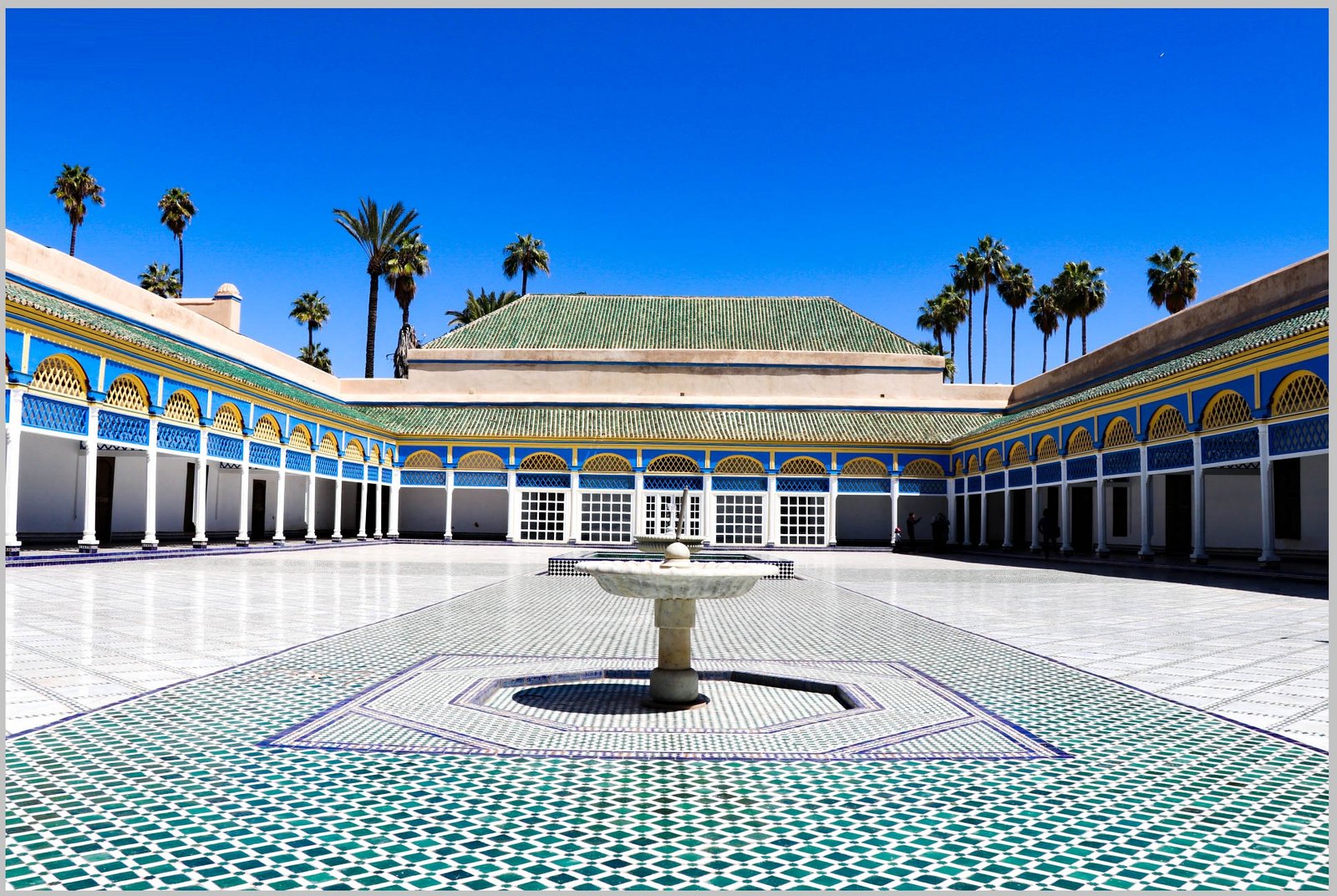 Bahia Palace Marrakech Courtyard