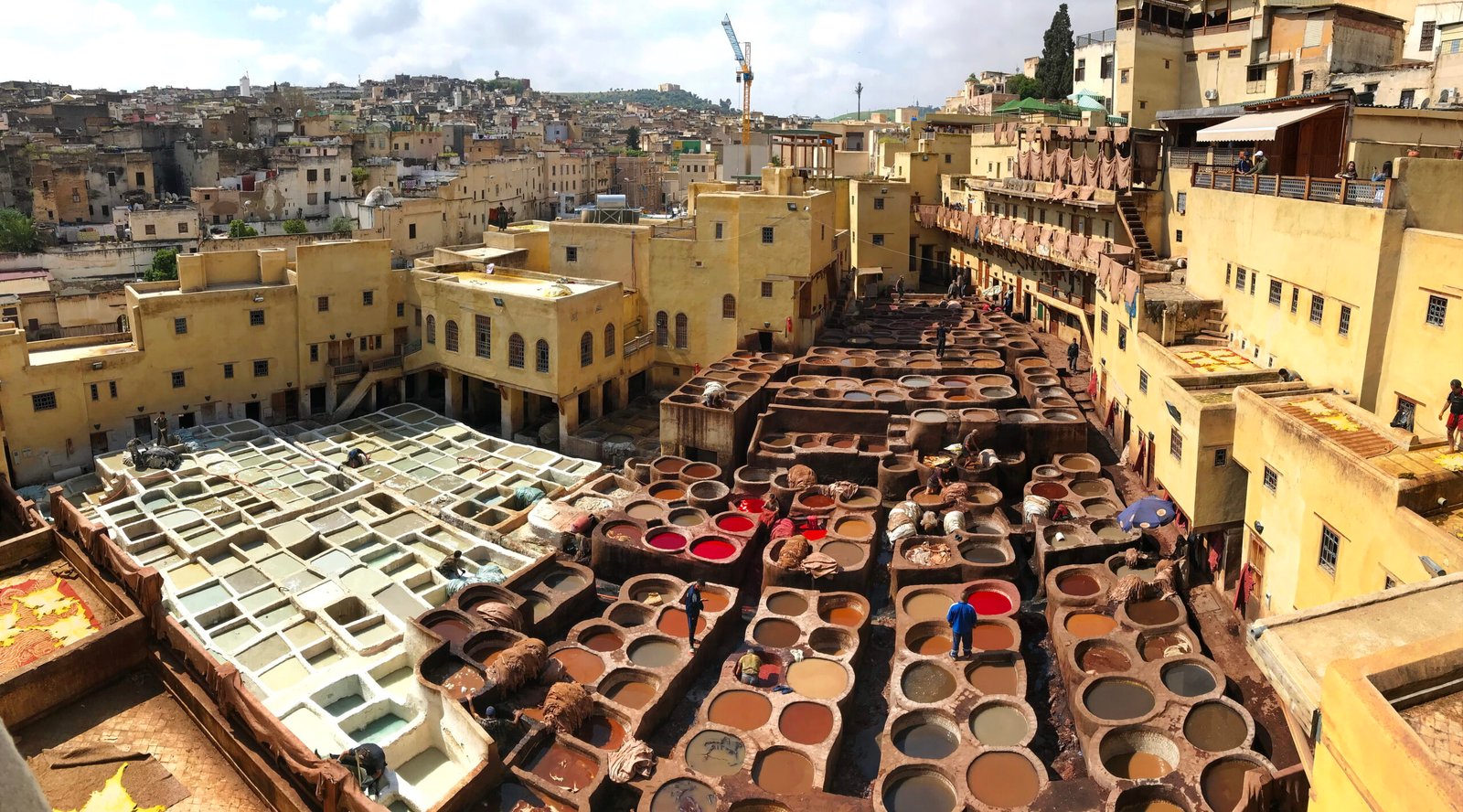 Chouara Tanneries Fes Rooftop