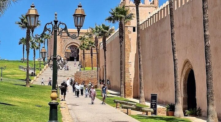 Rabat Kasbah Udayas Blue White