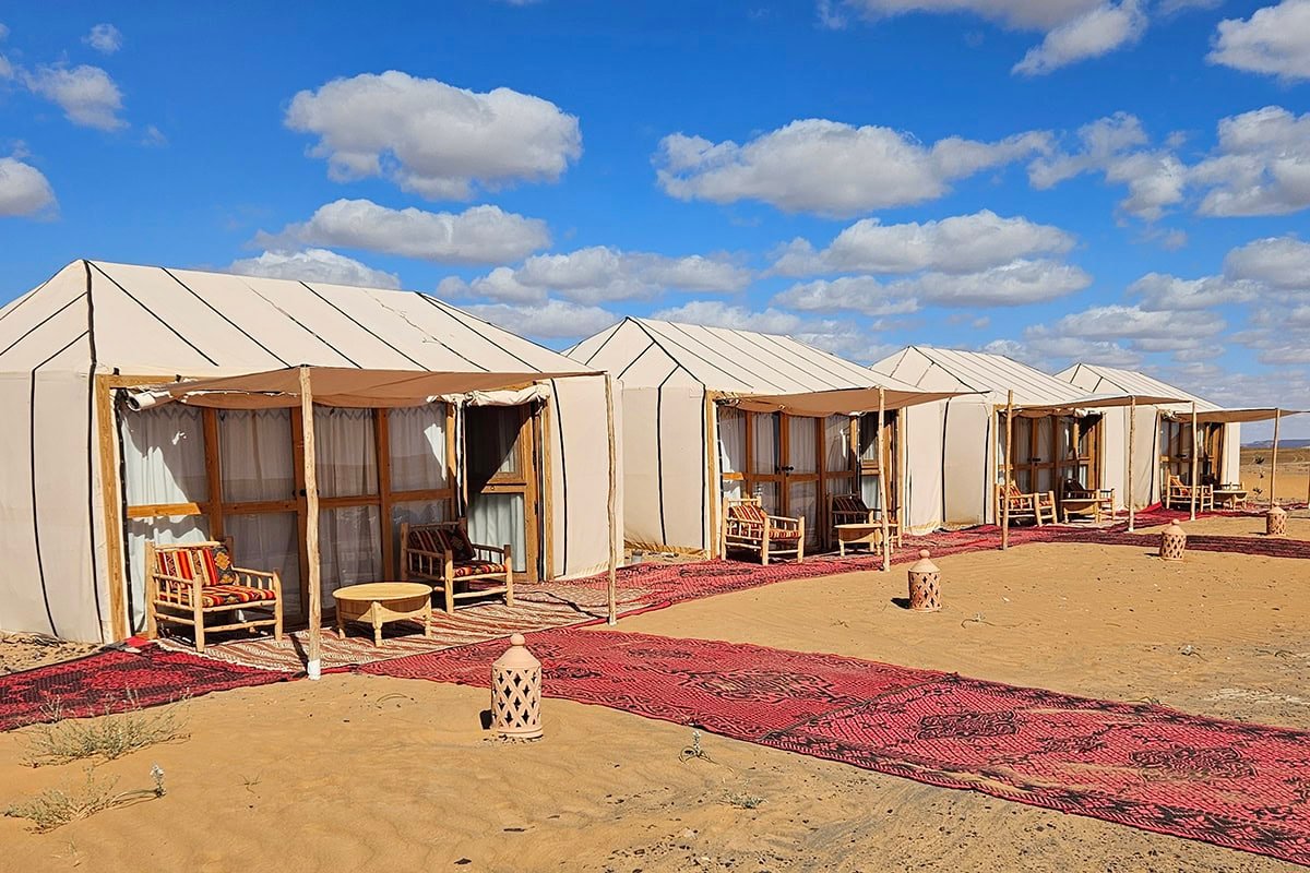 Morocco Travel Photos - Luxury Desert Camp Private Tent Sahara
